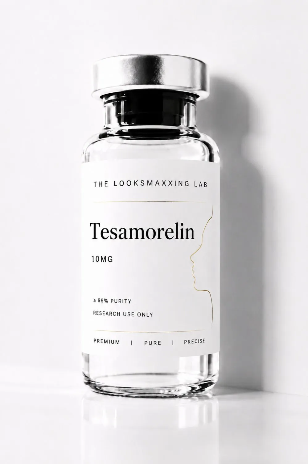 Tesamorelin research peptide vial